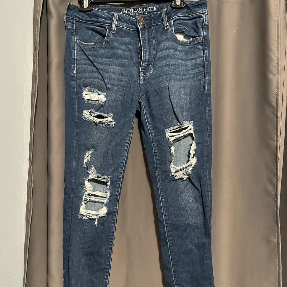 American Eagle jeans. Size:12 short. Skinny. Super stretch